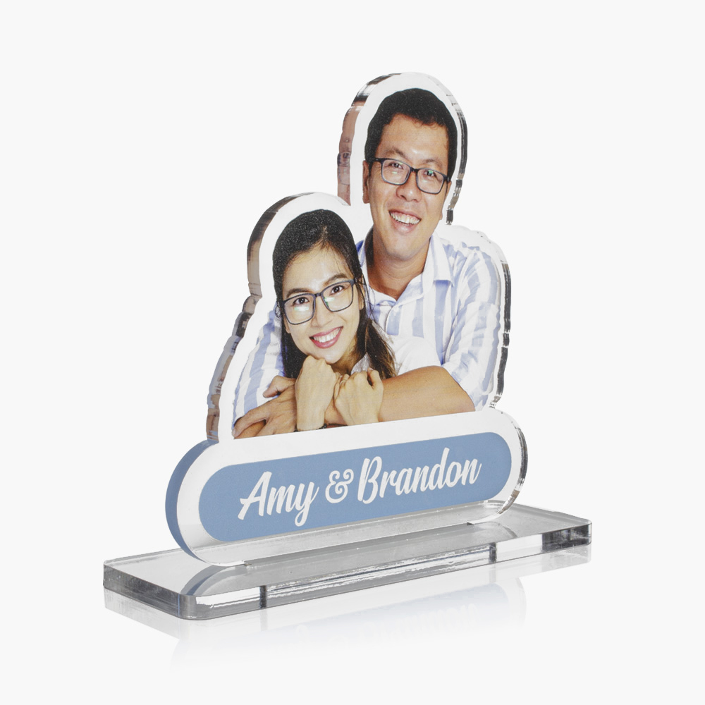 Acrylic Photo Cutout Standee for Couples
