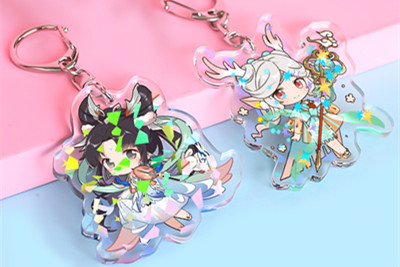 Holographic Acrylic Keychain