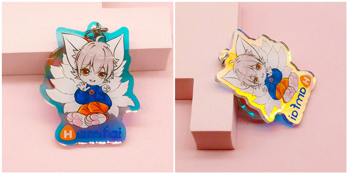 Rainbow Acrylic keychain Rainbow Acrylic keychain