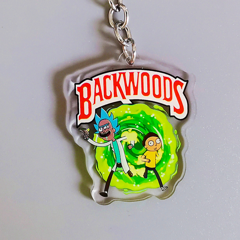 Rick and morty keychain