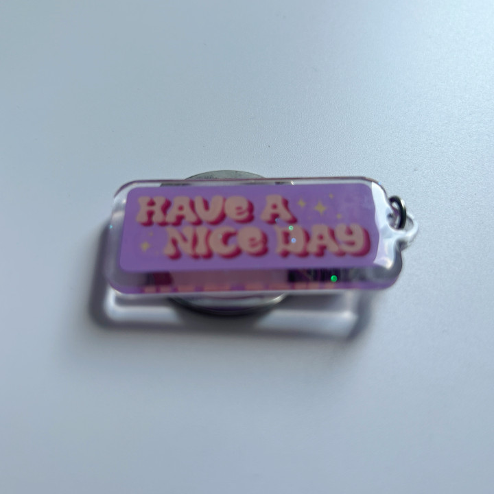Have A Nice Day Keychain 2