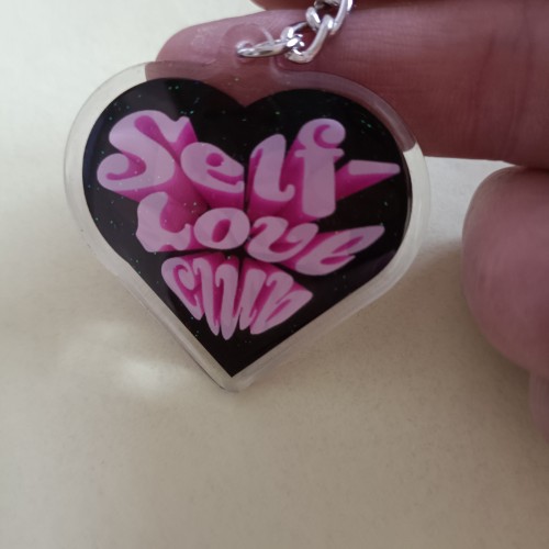 Self love Heart Shape Keychain 2