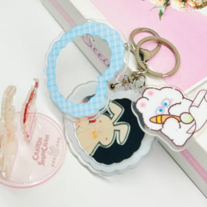 Acrylic Mirror Keychain