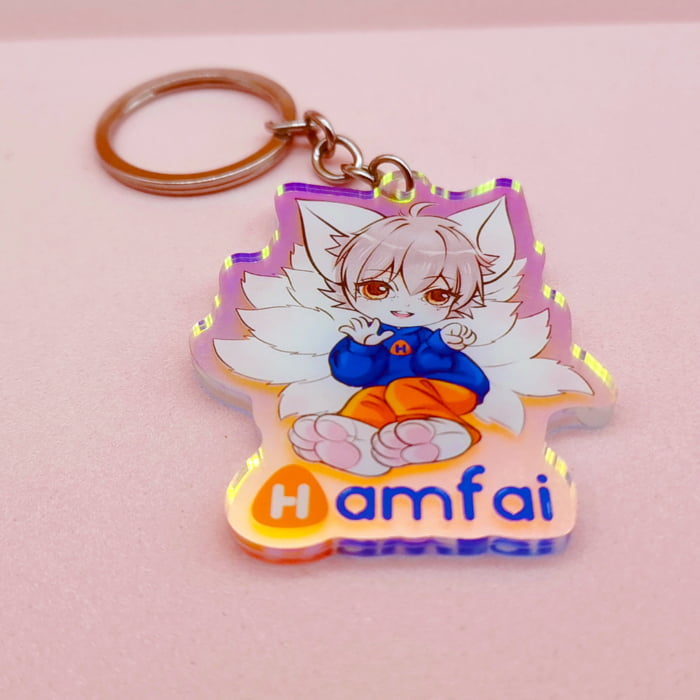 Rainbow Acrylic Keychain