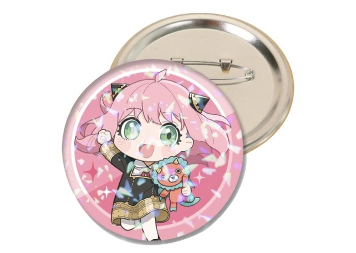 Anime Round Tinplate Buttons 1