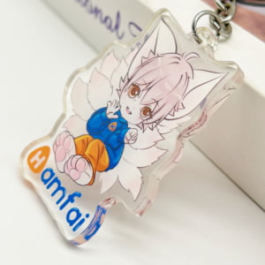 Clear Acrylic Keychain