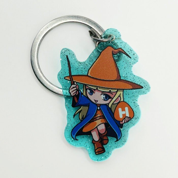Colorful Blue Keychain