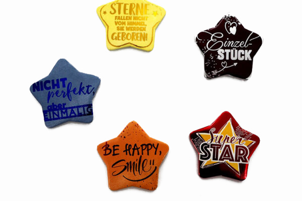 Star Tinplate Pin Button 1