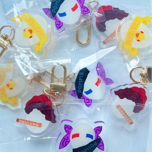 Surper Eggs Keychain