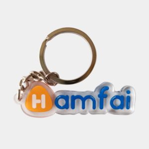 hamfai logo keychain