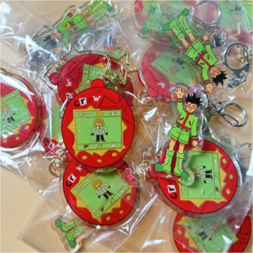 Anime Character Keychains & Oval Design Keychains