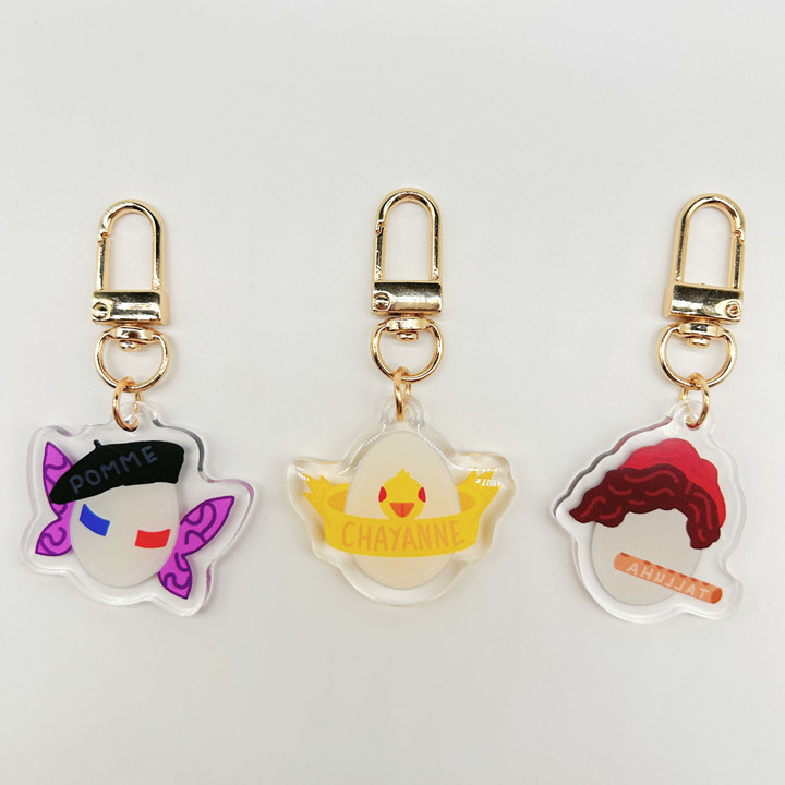 Custom Clear Acrylic Keychains